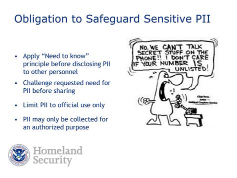 Examples of protected PII include, but are not. . Which of the following is an example of a physical safeguard that individuals can use to protect pii